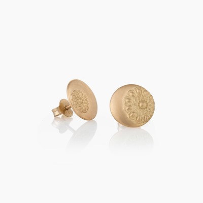 MY MUSE GLORY EMBOSSED MINI EARRINGS